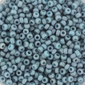 Miyuki Rocailles, Rund, Größe 6/0, 20 G, Silberfarben, Mit AB-Kristall