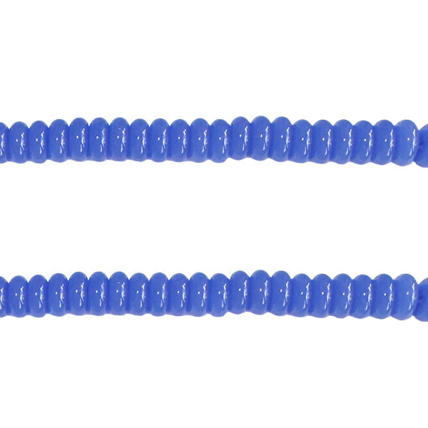 Rondelle kraal Jade 8mm Korenblauw