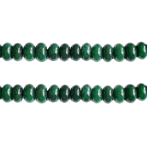 Groene rondelle kraal van aventurijn 8mm