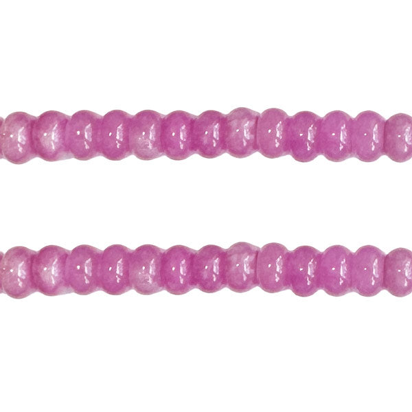 met deze roze rondelle kralen van 8mm maak je makkelijk en snel een armband of ketting