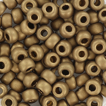 Zelf sieraden maken wordt nog leuker met deze Miyuki Rocailles kralen 6/0 in metallic mat dark bronze. In zakjes van 10 gram, meer dan 80 kleuren.