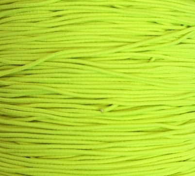 rol met neon geel fluor gekleurd elastiek om armbandjes mee te maken