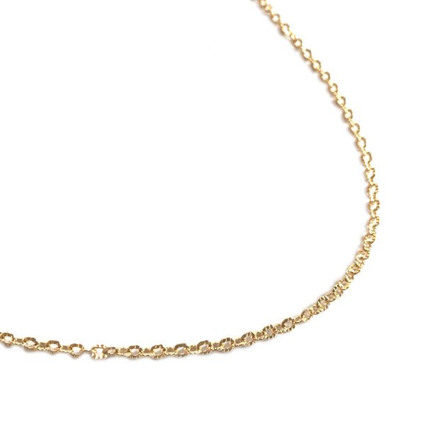 Ketting 18k goud verguld met e-coating
in lengte verstelbaar van 45 tot 50 cm.