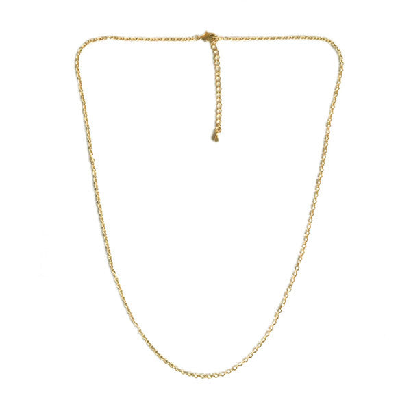 Ketting goud met verstelbaar slotje 45-50 cm
