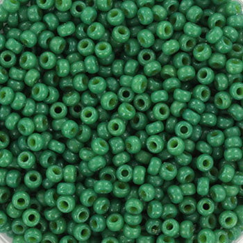 Miyuki Rocailles 11/0 Duracoat opaque groen