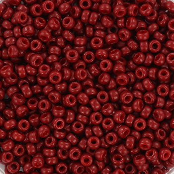 Miyuki Rocailles 11/0 Duracoat opaque jujube rood