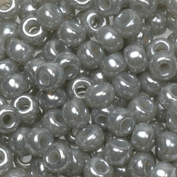Miyuki Rocailles 6/0 Ceylon silver grijs