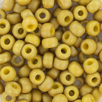 Miyuki Rocailles 6/0 Opaque glazed honey bee