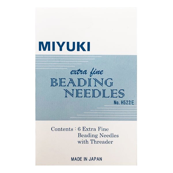 Setje van 6 fijne miyuki beading rijgnaalden needles.